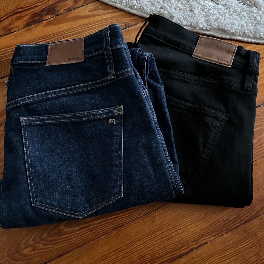 Madewell High rise 10 inch skinny jeans